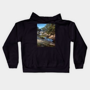 The Creek - Oil Painting by Adelaide Artist Avril Thomas Kids Hoodie